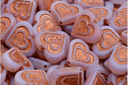 Heart In Heart Beads 14x16mm (111-99130-14x16-71010-84100-54319)