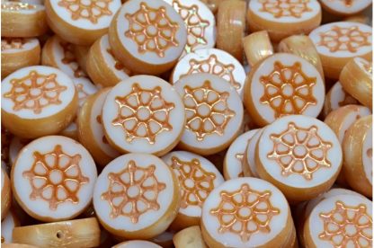 TCB Wheel Coin Beads 12x12mm (991-99132-12x12-02010-29123)