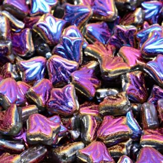 Lily Flower Beads 9x9mm (111-95016-09x09-00030-29503)