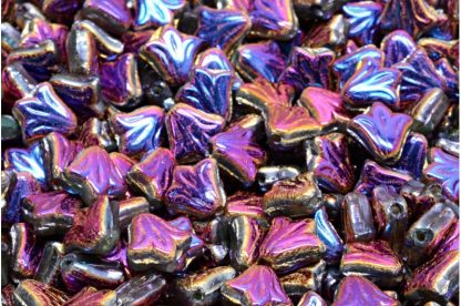 Lily Flower Beads 9x9mm (111-95016-09x09-00030-29503)