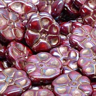 Primrose flower beads 15x15mm (111-95026-15x15-93200-15001-54324)
