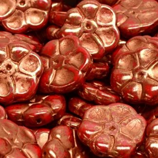 Primrose flower beads 15x15mm (111-95026-15x15-93200-15496-54319)