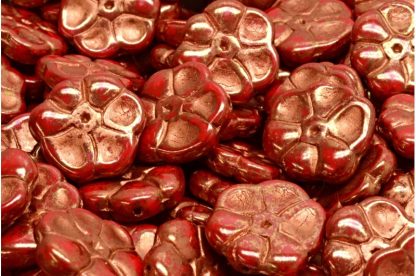 Primrose flower beads 15x15mm (111-95026-15x15-93200-15496-54319)