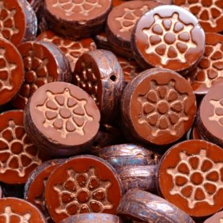 TCB Wheel Coin Beads 12x12mm (991-99132-12x12-13600-15001-54319)