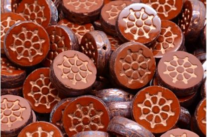 TCB Wheel Coin Beads 12x12mm (991-99132-12x12-13600-15001-54319)