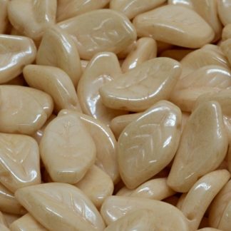 Wavy Leaf Beads 9x14mm (111-30078-09x14-02010-14413)
