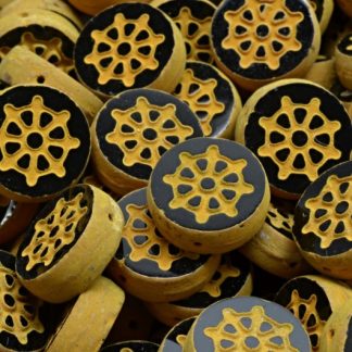TCB Wheel Coin Beads 12x12mm (991-99132-12x12-23980-29536)