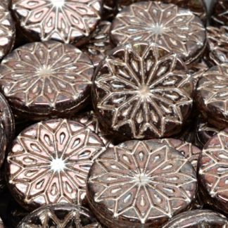 Origami Flower Beads 18x18mm (111-95064-18x18-10010-15726-54324)