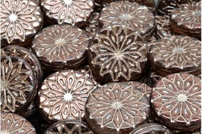 Origami Flower Beads 18x18mm (111-95064-18x18-10010-15726-54324)