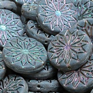Origami Flower Beads 18x18mm (111-95064-18x18-30330-29123-84100)