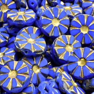 TCB Sunflower Beads 12x12mm (991-99117-12x12-33050-26443)