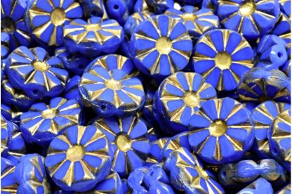 TCB Sunflower Beads 12x12mm (991-99117-12x12-33050-26443)