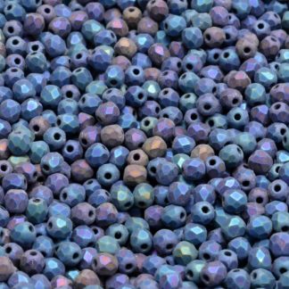 Firepolished Round Beads 3mm (151-19001-03x03-23980-84100-21435)