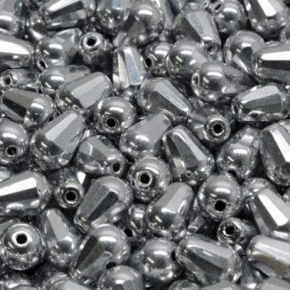 Firepolished Drop Beads 8x6mm (151-15101-08x06-23980-27000)
