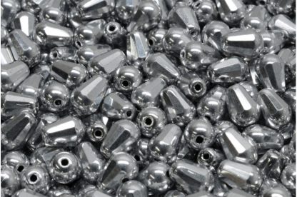 Firepolished Drop Beads 8x6mm (151-15101-08x06-23980-27000)