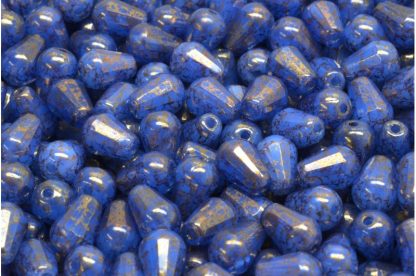 Firepolished Drop Beads 8x6mm (151-15101-08x06-31010-15496)