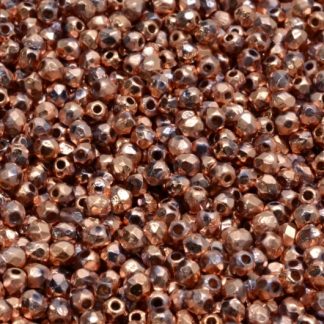 Firepolished Round Beads 3mm (151-19001-03x03-00030-ETCH-27103)