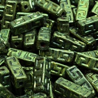 Celtic Block Beads 15x5mm Large hole (111-95012-15x05-23980-14495)