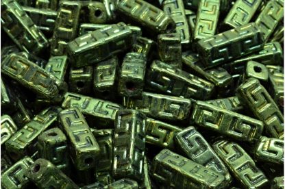 Celtic Block Beads 15x5mm Large hole (111-95012-15x05-23980-14495)