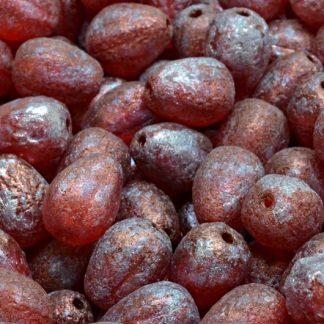 Drop Melon Beads 11x9mm (111-30283-11x09-90050-ETCH-15001)