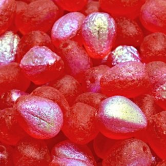 Drop Melon Beads 11x9mm (111-30283-11x09-90050-ETCH-28701)
