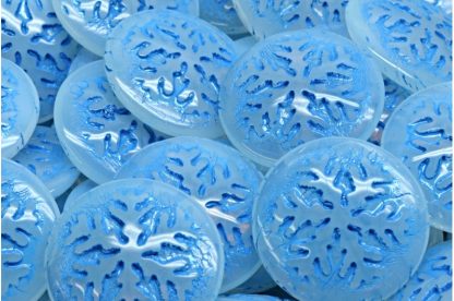 Snowflake Cabochon 21x21mm (111-95014-21x21-31111-54330)