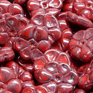 Primrose flower beads 15x15mm (111-95026-15x15-93200-15464)