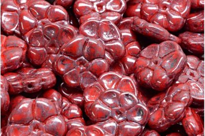 Primrose flower beads 15x15mm (111-95026-15x15-93200-15464)