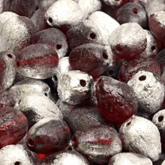 Drop Melon Beads 11x9mm (111-30283-11x09-70010-ETCH-27001)