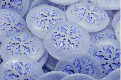 Snowflake Cabochon 21x21mm (111-95014-21x21-00030-84100-54325)