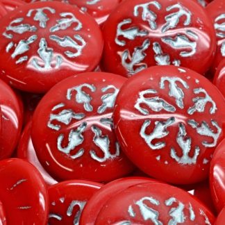Snowflake Cabochon 21x21mm (111-95014-21x21-93200-54301)