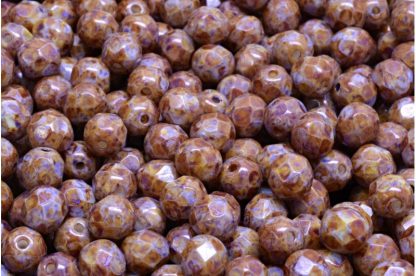 Firepolished Round Beads 6mm (151-19001-06x06-03000-65328)