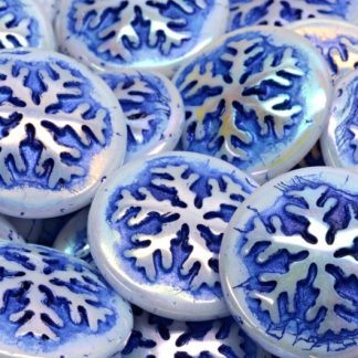 Snowflake Cabochon 21x21mm (111-95014-21x21-02010-28701-54328)