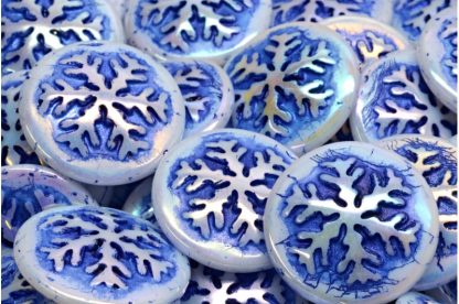Snowflake Cabochon 21x21mm (111-95014-21x21-02010-28701-54328)