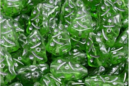 Christmas Tree Beads 17x12mm (111-30444-17x12-50010-54301)