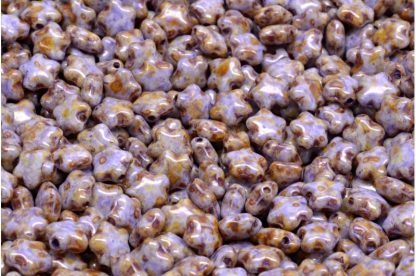 Flat Star Beads 6x6mm (111-30380-06x06-02010-65328)