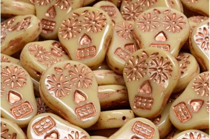 Sugar Skull Beads 20x16mm (111-30547-20x16-13020-54318)