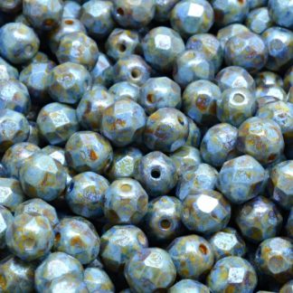 Firepolished Round Beads 6mm (151-19001-06x06-03000-65325)