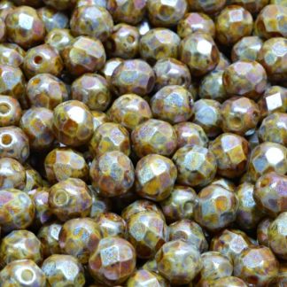 Firepolished Round Beads 6mm (151-19001-06x06-03000-65329)