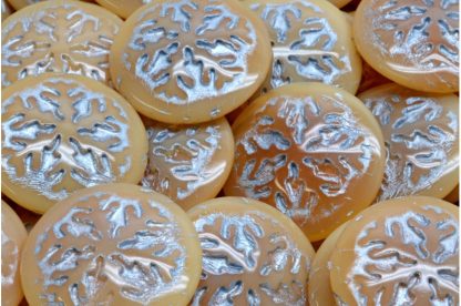 Snowflake Cabochon 21x21mm (111-95014-21x21-11111-54301)