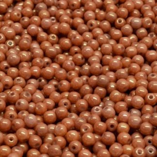 Round Druck Beads 3mm (111-19001-03x03-02010-14497)