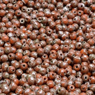Round Druck Beads 3mm (111-19001-03x03-93120-43400)