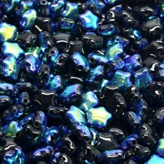 Flat Star Beads 6x6mm (111-30380-06x06-23980-28701)