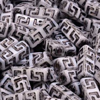 Celtic Block Beads 15x5mm Large hole (111-95012-15x05-02010-54313)