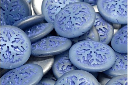 Snowflake Cabochon 21x21mm (111-95014-21x21-30010-84100-27001-54325)