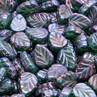 Mint Leaf Beads 10x8mm (111-30442-10x08-50120-15781)