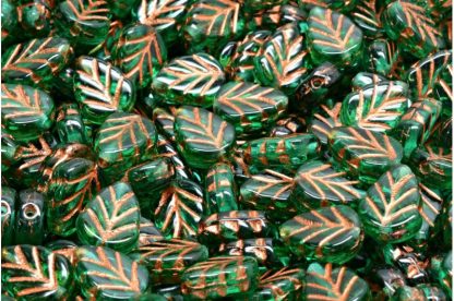 Mint Leaf Beads 10x8mm (111-30442-10x08-50720-54319)