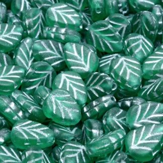 Mint Leaf Beads 10x8mm (111-30442-10x08-50720-84100-54301)