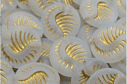 Fossil Coin Beads 19x19mm (111-95005-19x19-00030-54302-84100)