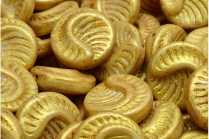 Fossil Coin Beads 19x19mm (111-95005-19x19-02010-65322)